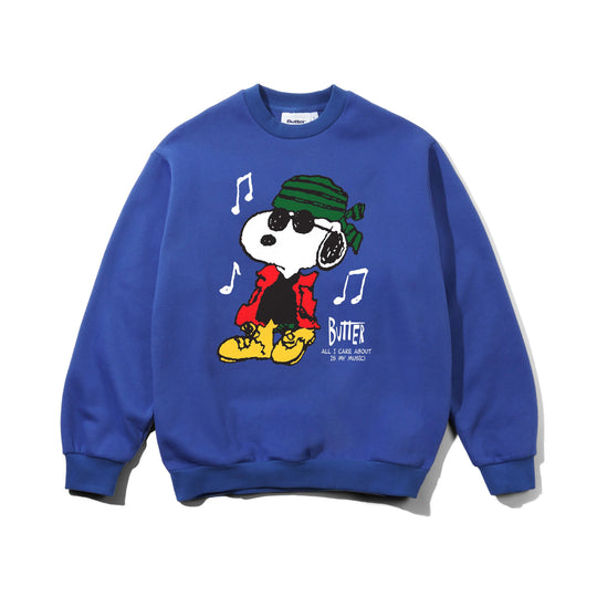 Music Crewneck, Royal