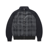 Mustang Zip-Thru Knit Sweater, Black