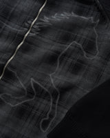 Mustang Zip-Thru Knit Sweater, Black