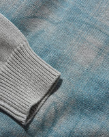 Mustang Zip-Thru Knit Sweater, Grey