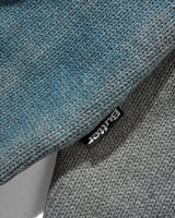 Mustang Zip-Thru Knit Sweater, Grey
