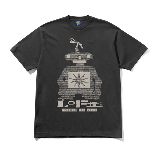 My Life Tee, Washed Black