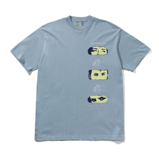 Mystify Tee, Grey Blue