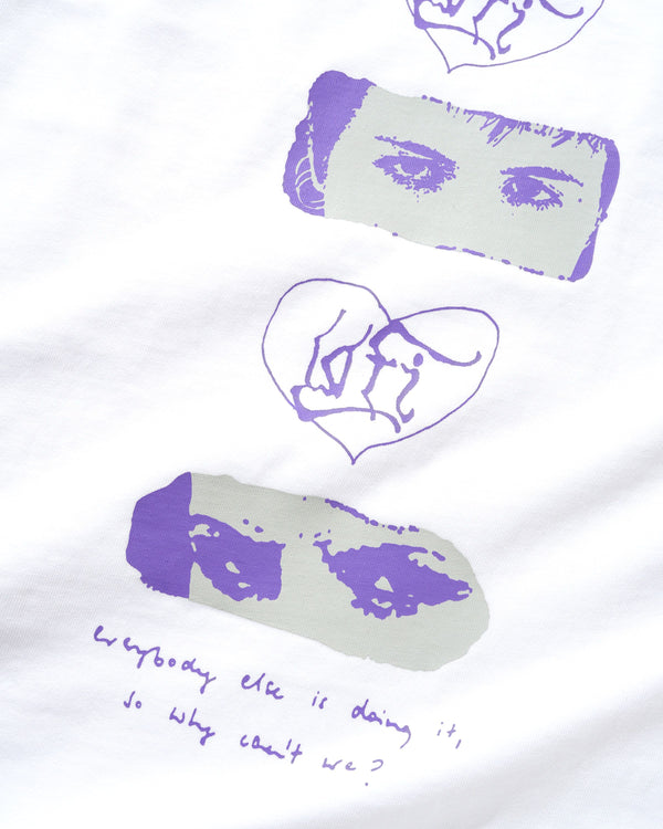 Lo-Fi Mystify Tee, White