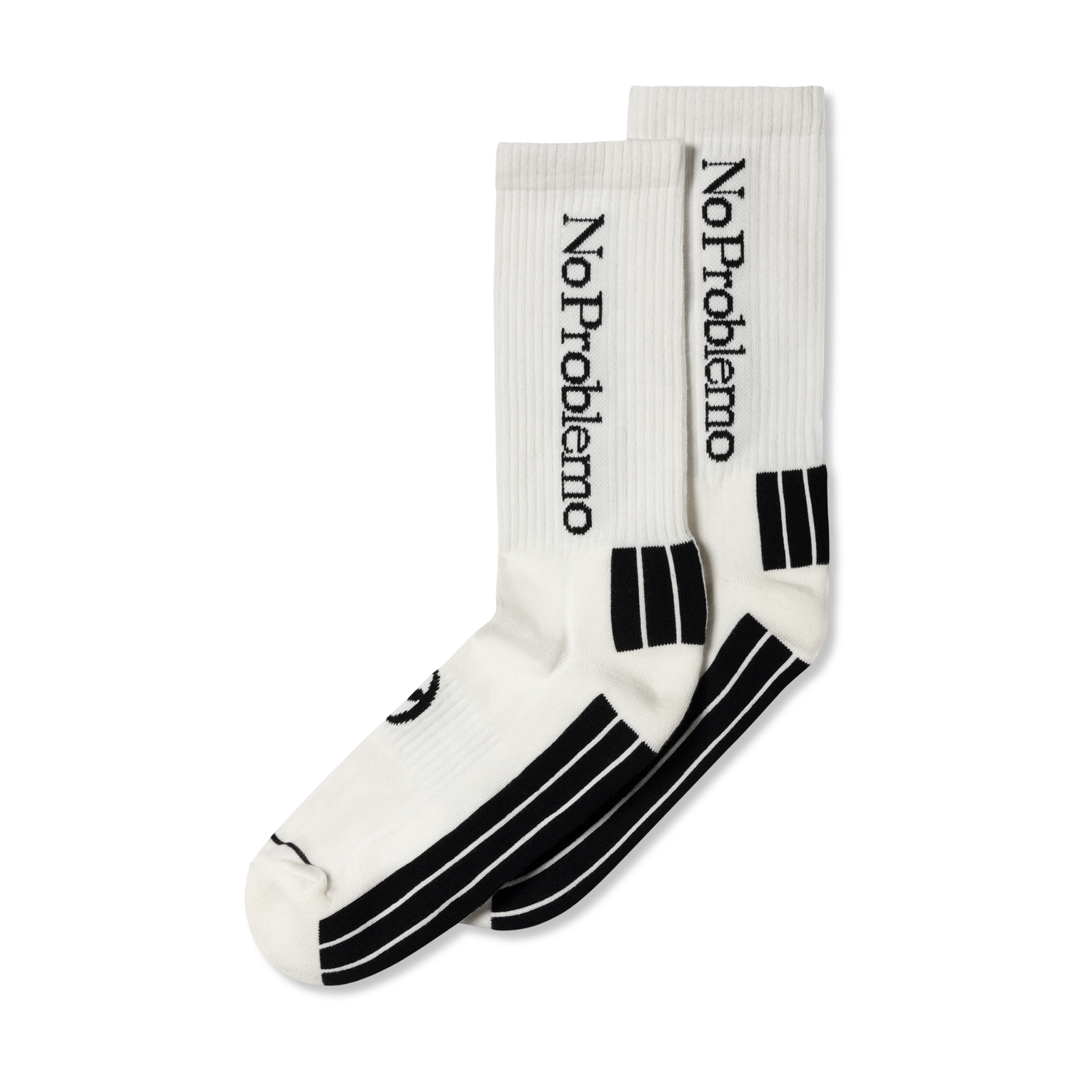 No Problemo Sock, White