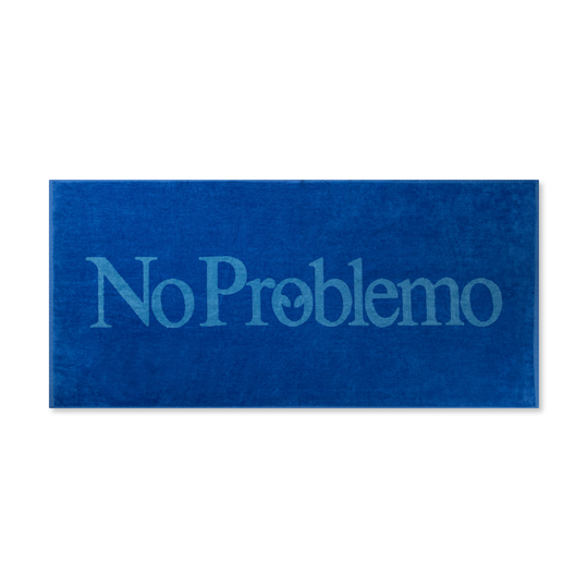 No Problemo Beach Towel, Blue
