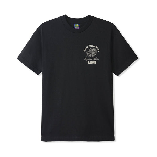 Lo-Fi North Street Store Tee, Black