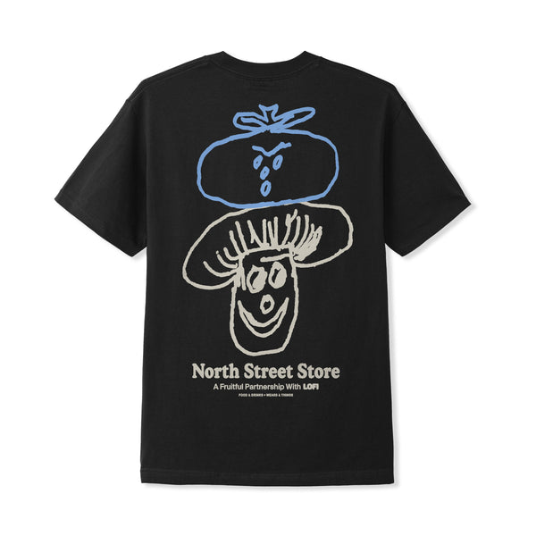 Lo-Fi North Street Store Tee, Black