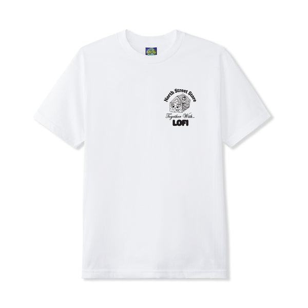 Lo-Fi North Street Store Tee, White