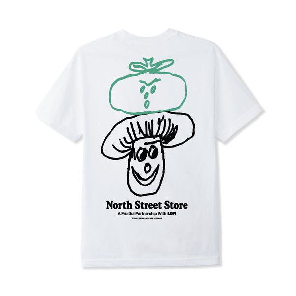 Lo-Fi North Street Store Tee, White