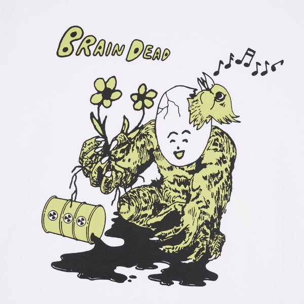 Brain Dead Nuclear Evolution Tee, White