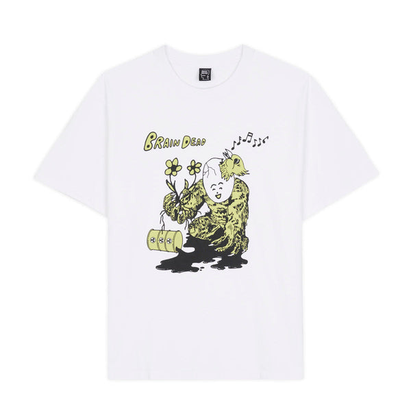 Brain Dead Nuclear Evolution Tee, White
