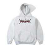 Nail Applique Pullover Hood, Ash