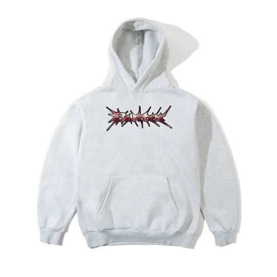 Nail Applique Pullover Hood, Ash