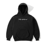 Nail Applique Pullover Hood, Black