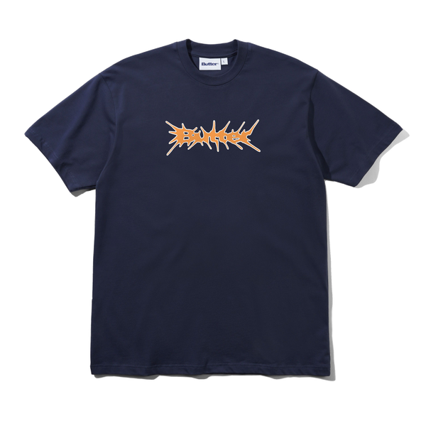 Butter Goods Nail Logo Tee, Navy