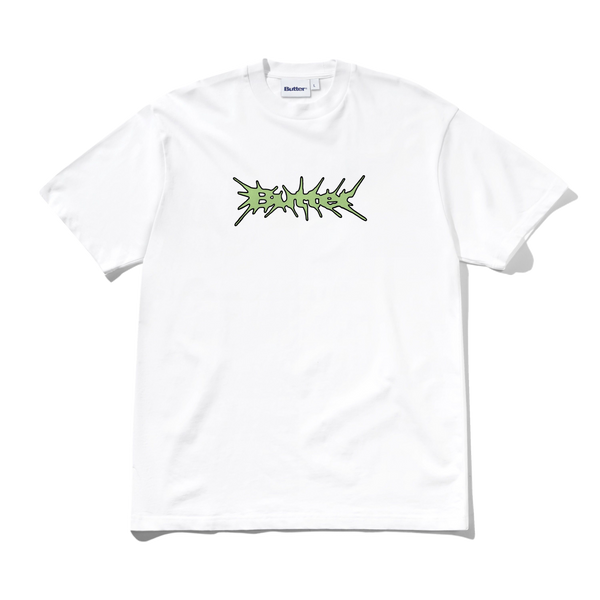 Butter Goods Nail Logo Tee, White