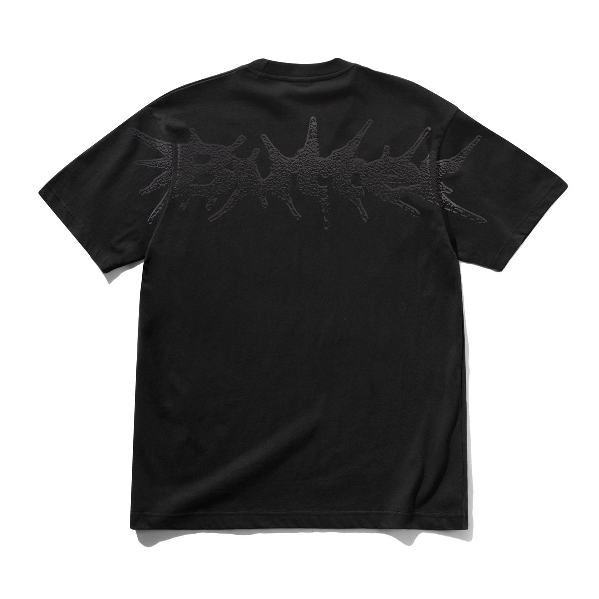 Nail Shoulder Print Tee, Black