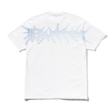 Nail Shoulder Print Tee, White