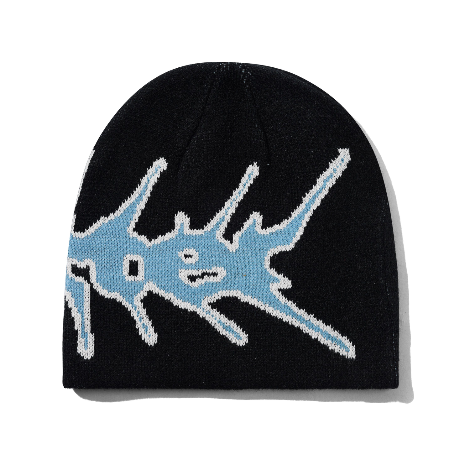 Nail Skully Beanie, Black
