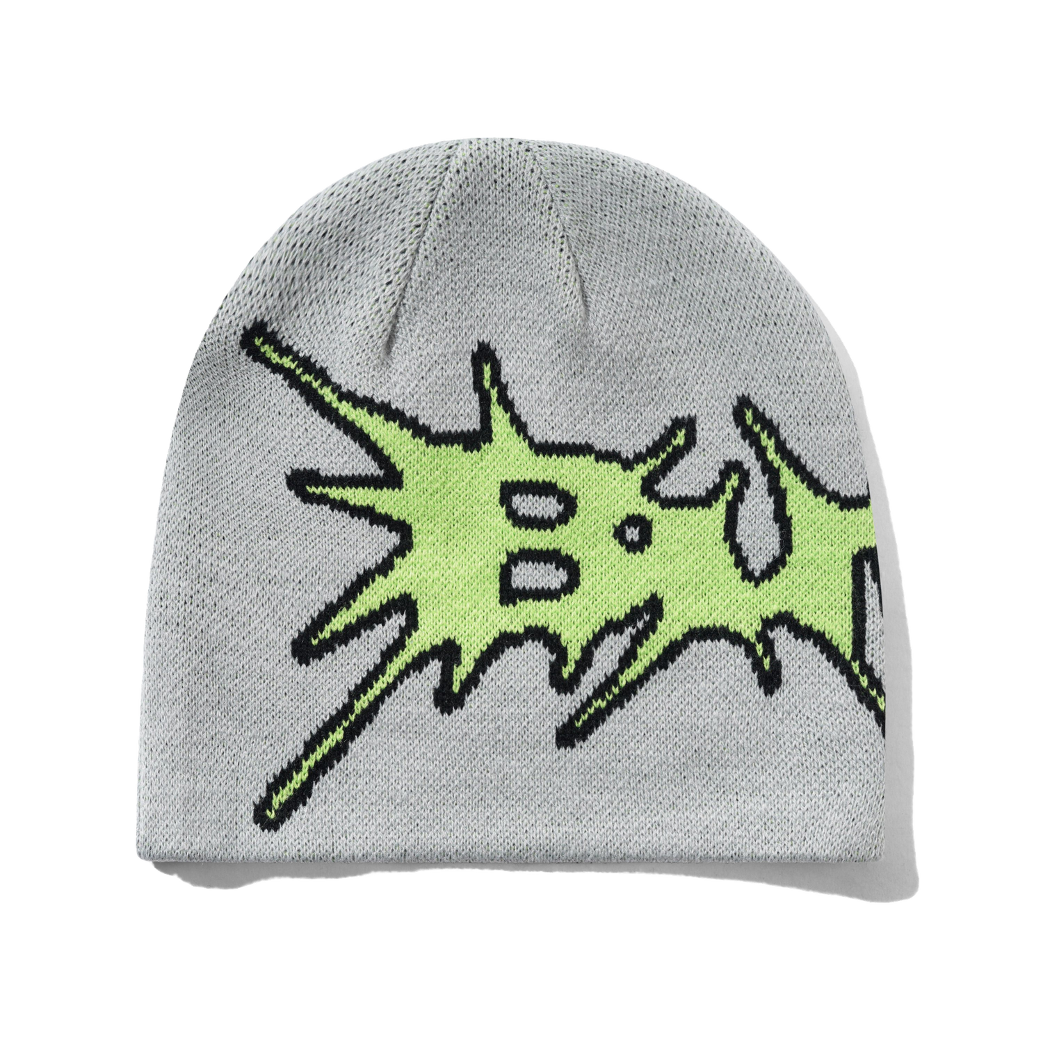 Nail Skully Beanie, Grey