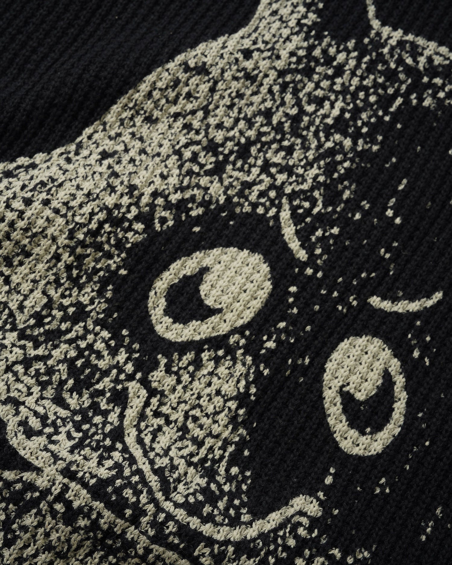 Newcomer Reversible Knit Sweater, Black