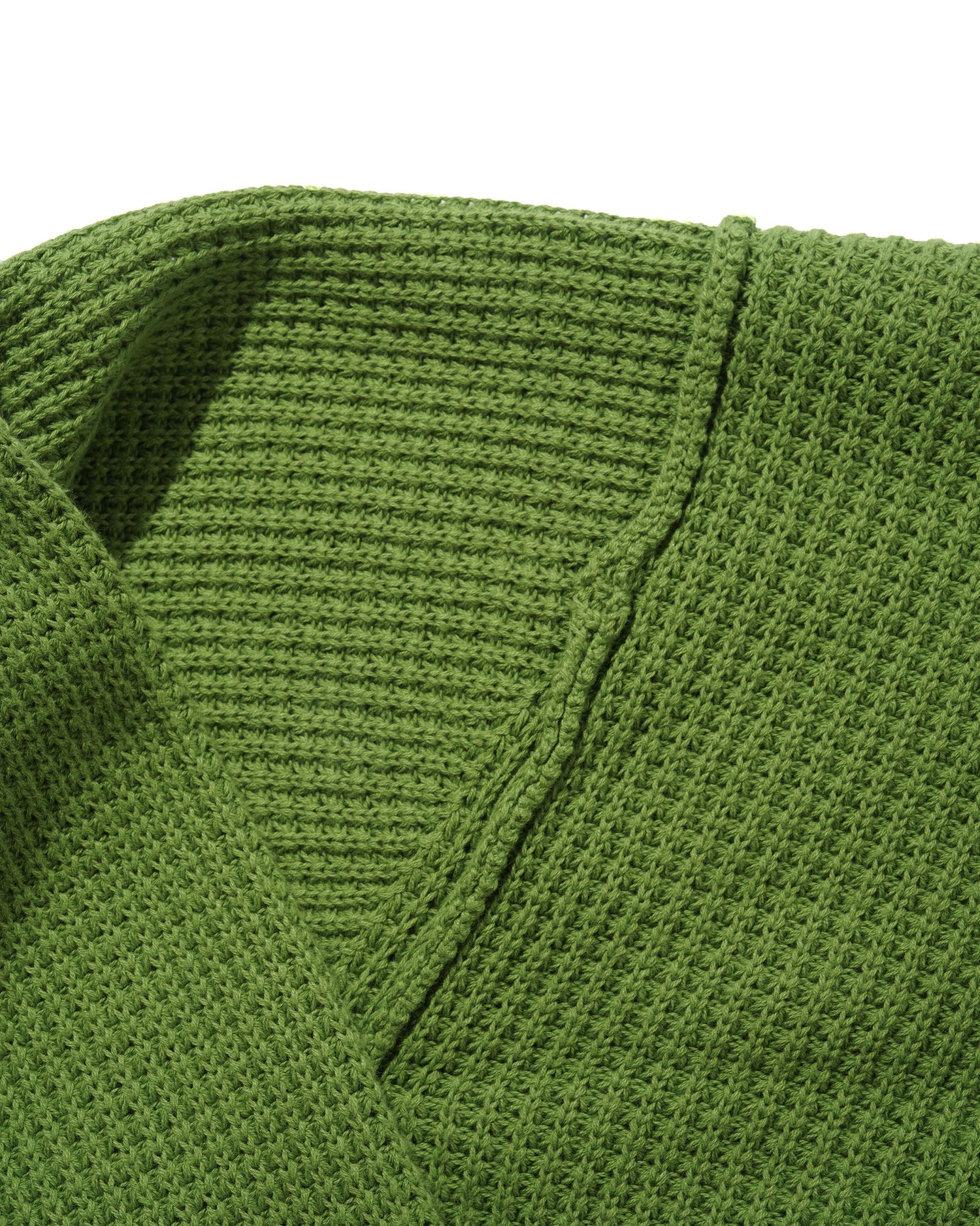 Newcomer Reversible Knit Sweater, Grass
