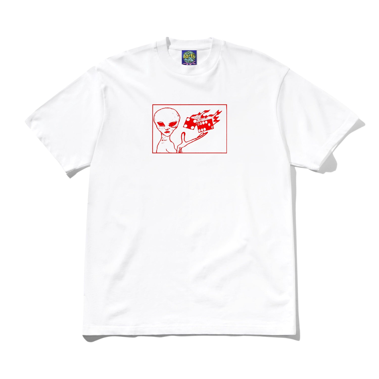 No Dice Tee, White