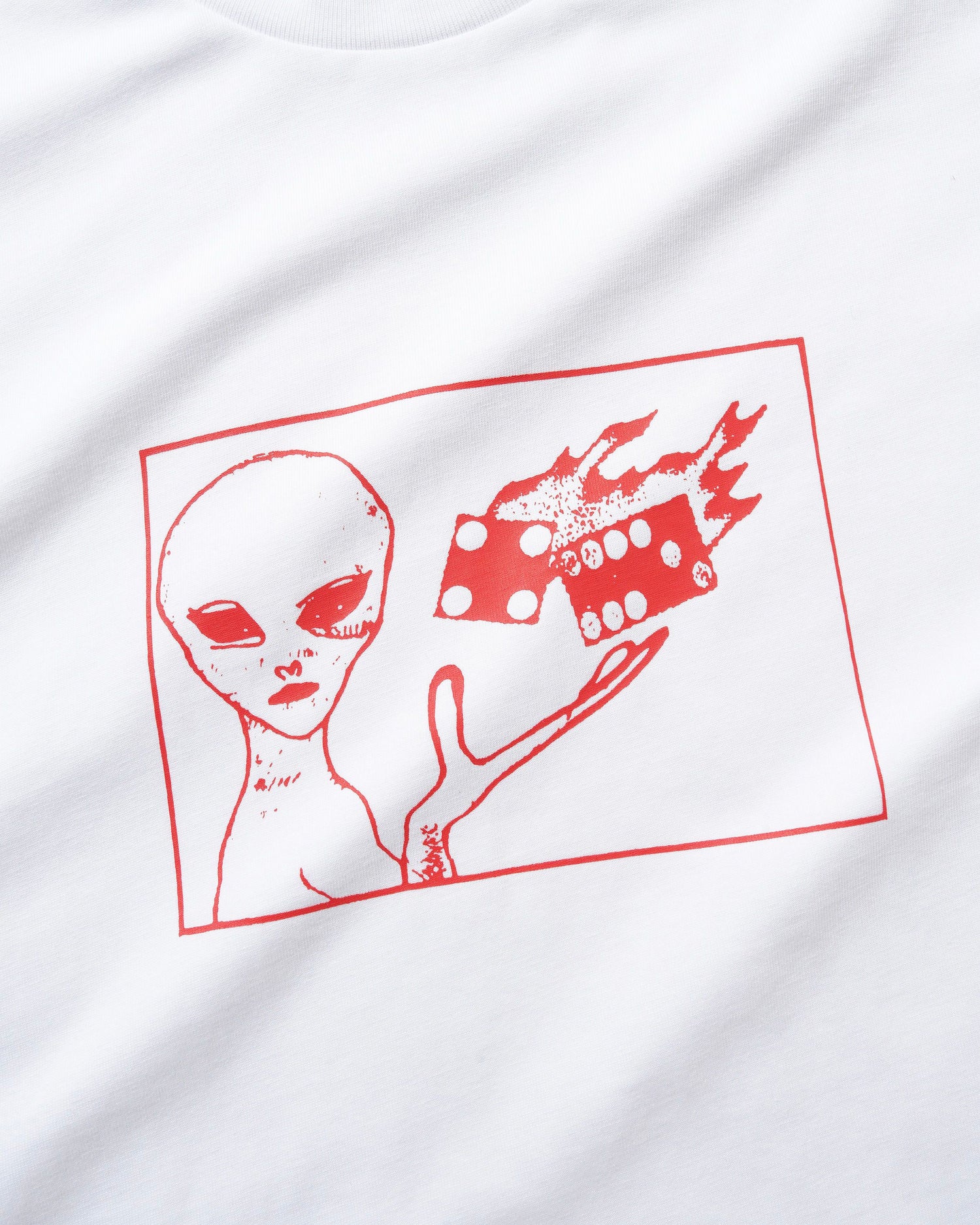 No Dice Tee, White