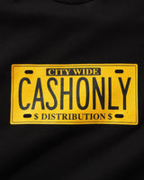 License Plate Tee, Black