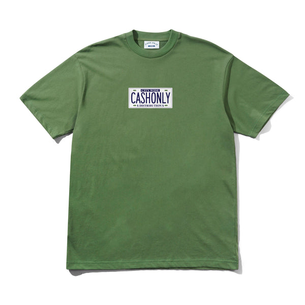 Cash Only License Plate Tee, Canteen