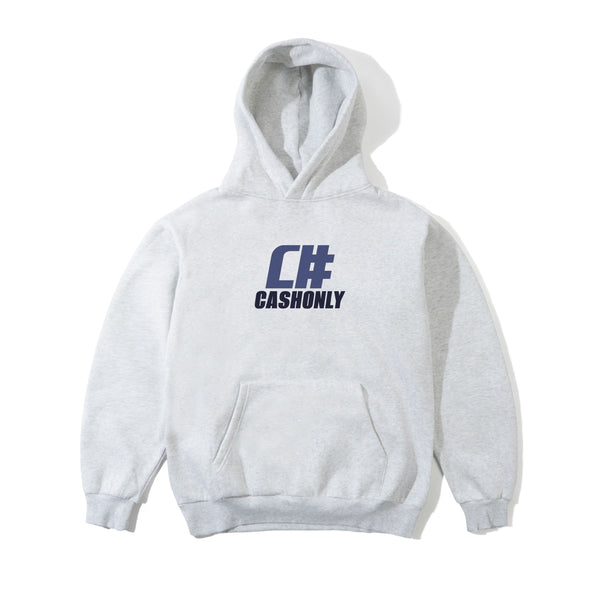 Cash Only Numeric Pullover Hood, Ash