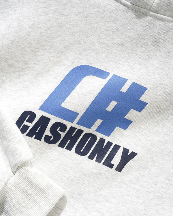 Cash Only Numeric Pullover Hood, Ash