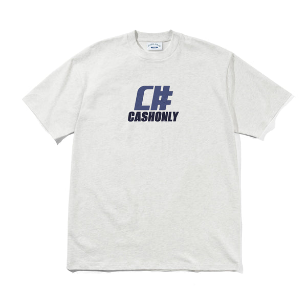 Cash Only Numeric Tee, Ash