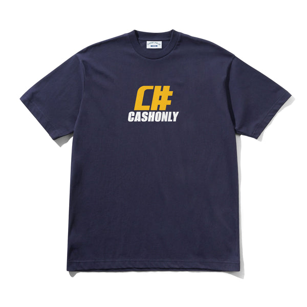Cash Only Numeric Tee, Navy