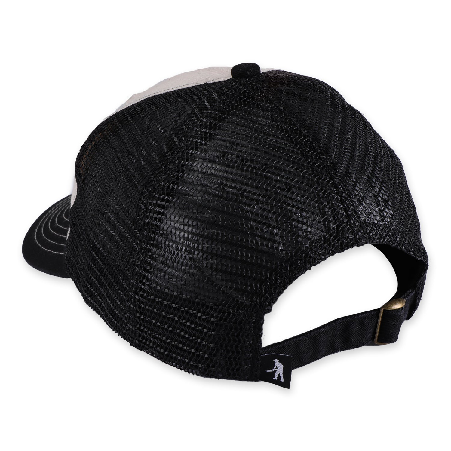 Orchard Leagues Trucker Hat, Black / Off White