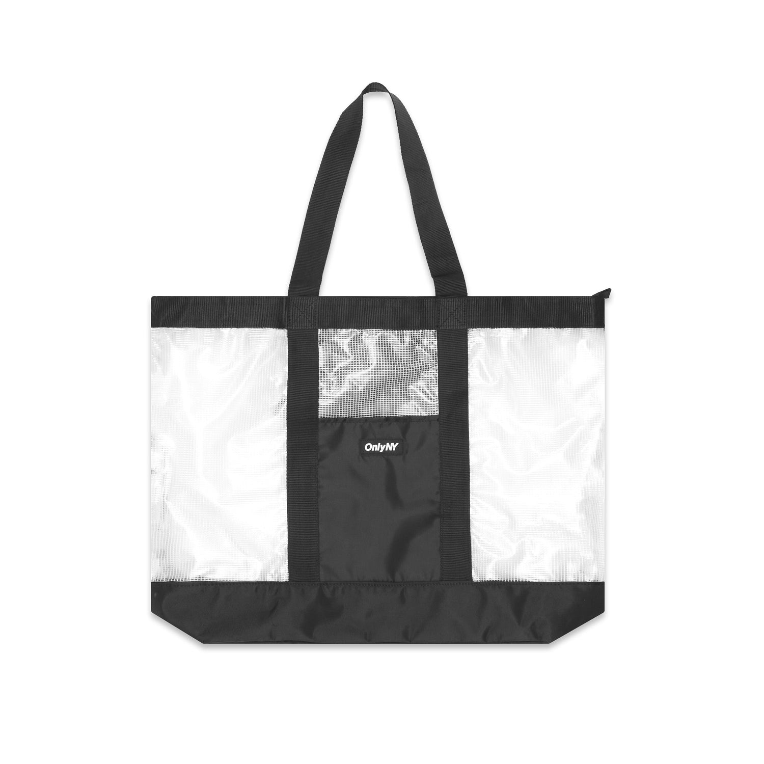 Clear Utility Bag, Black