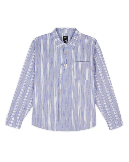 Organic Placket Shirt, Blue