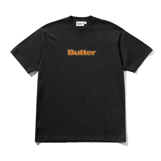 Outline Logo Tee, Black