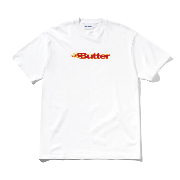 Butter Goods Overdrive Logo Tee, White
