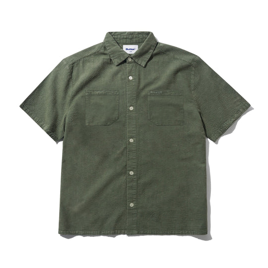 Overdye Seersucker S/S Shirt, Army