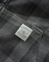 Waffle Zip-Thru Hood, Grey Plaid