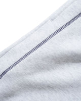 Overlock Stitch Fleece Shorts, Ash
