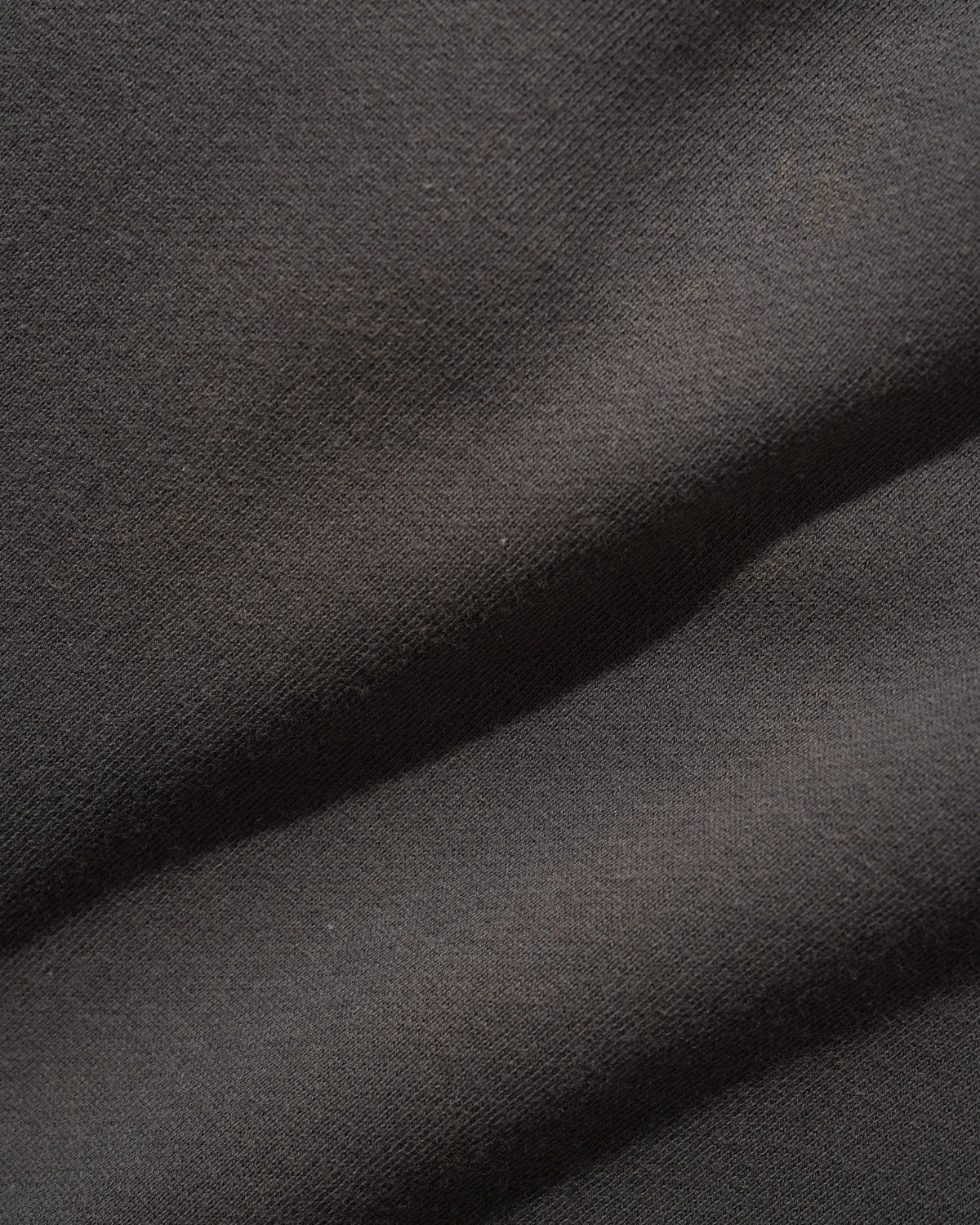 Overlock Stitch Fleece Shorts, Washed Black