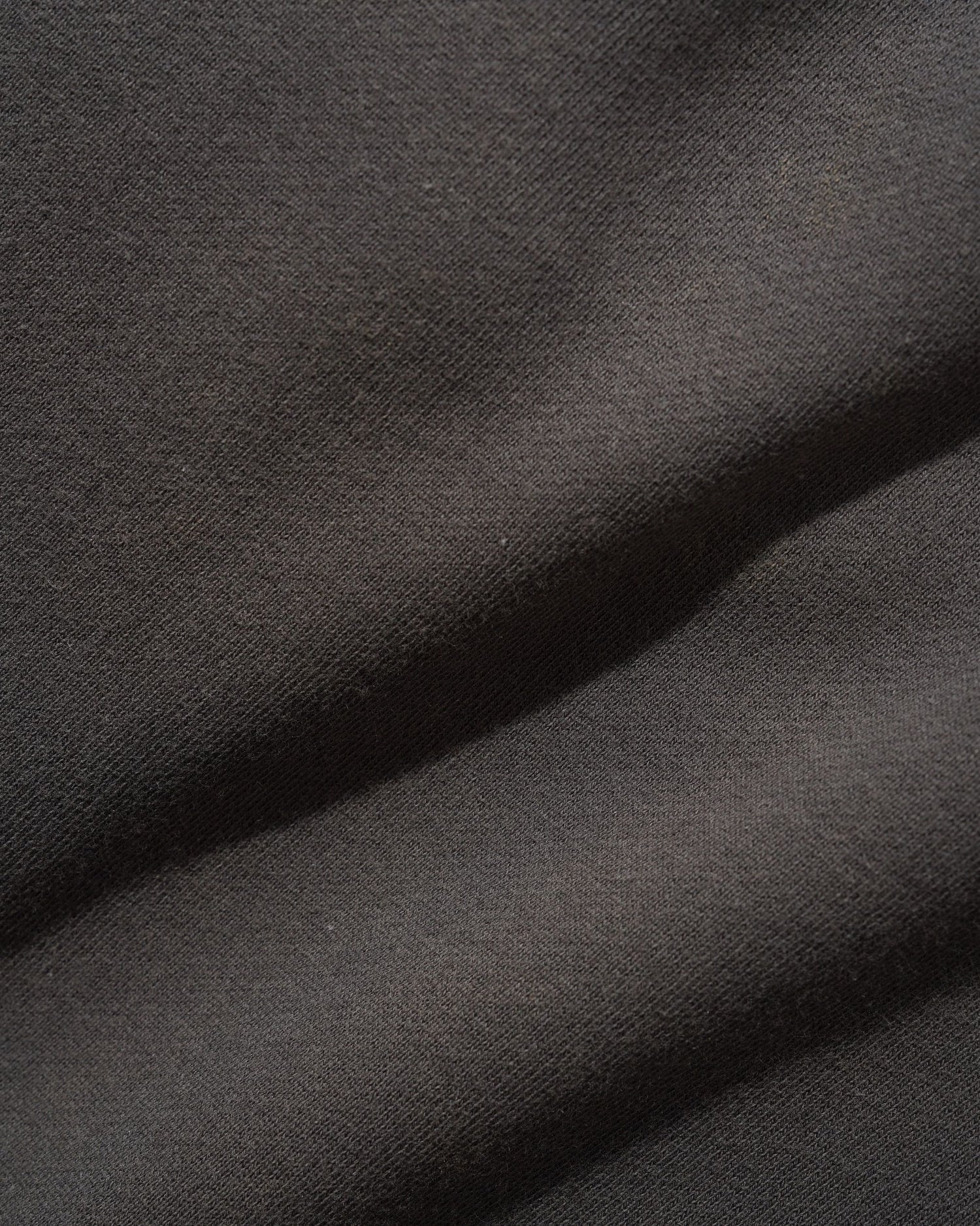 Overlock Stitch Fleece Shorts, Washed Black