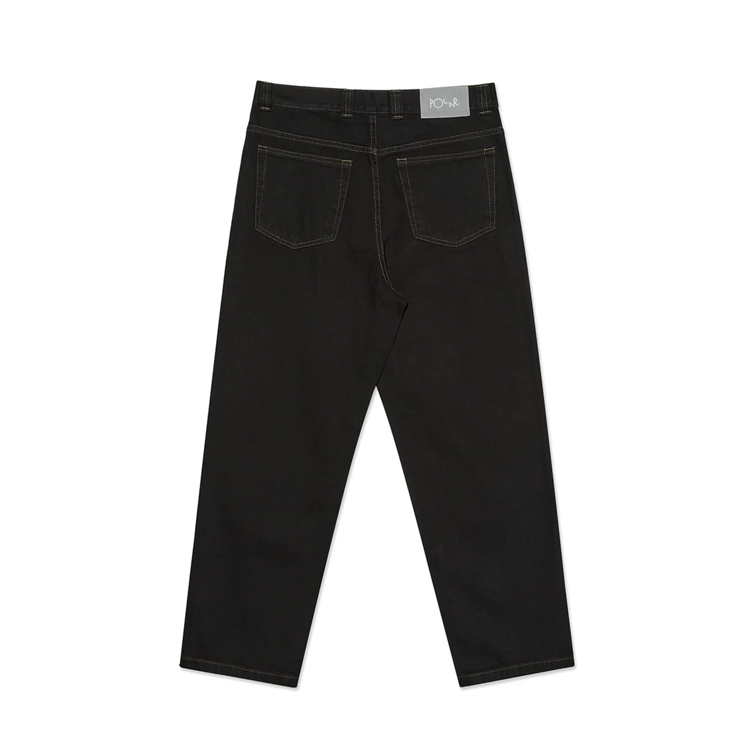 93! Jeans Contrast Stitching, Black / Dark Olive