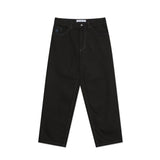 Big Boy Denim Jeans, Black / Blue Stitching