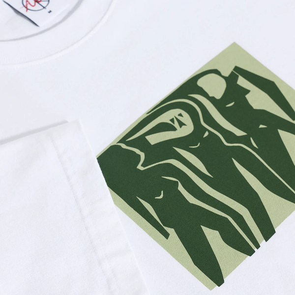 Polar Skate Co. Cut Outs Tee, White