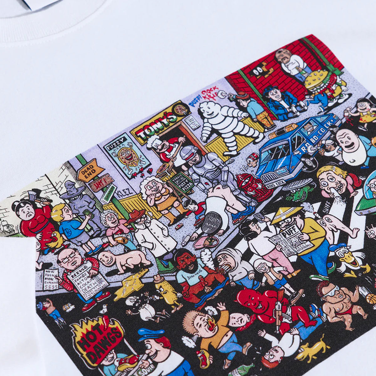 Street Corner Tee, White