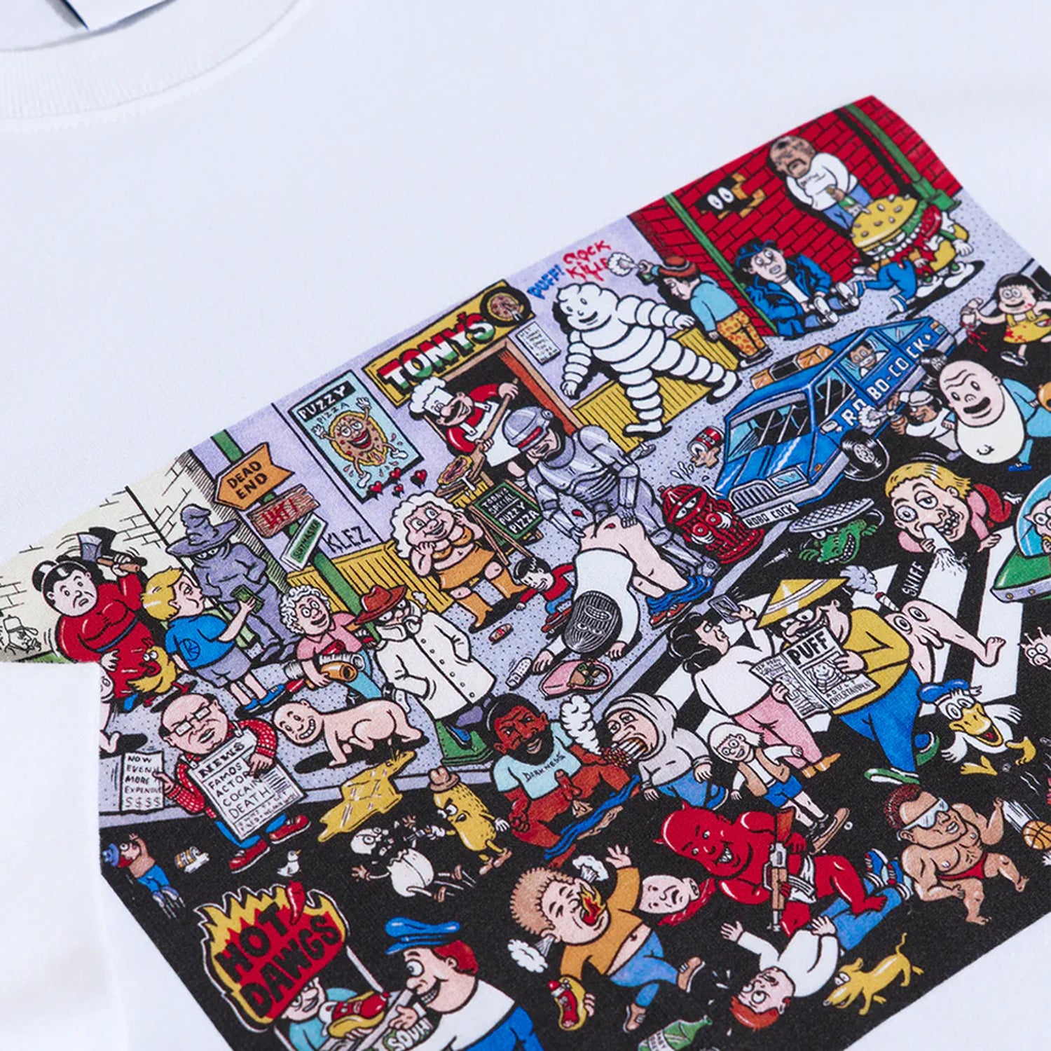 Street Corner Tee, White